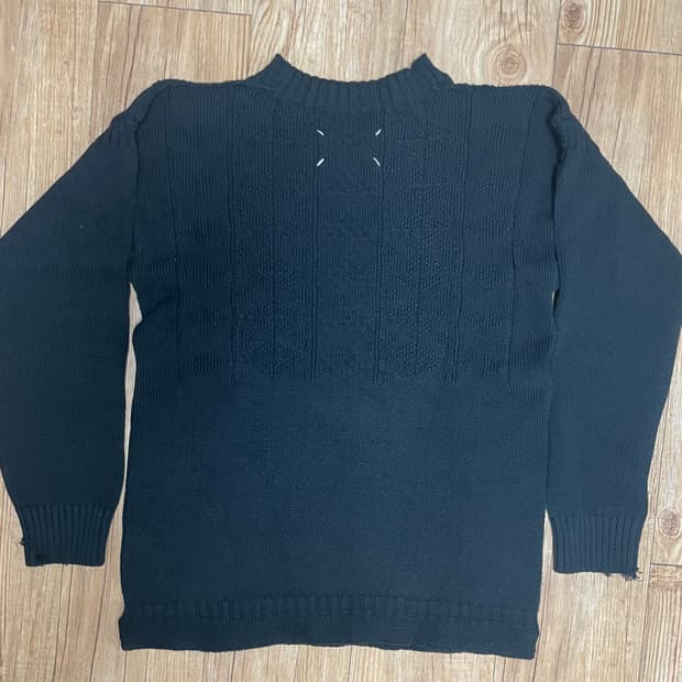 [L]마르지엘라 스티치 니트스웨터