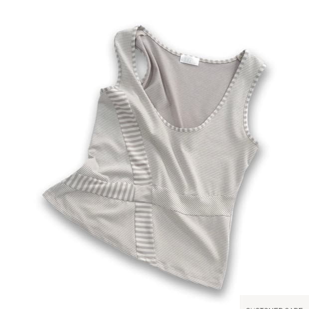 iina 이이나 CROSSWAY STRIPE TOP 크로스웨이 나시