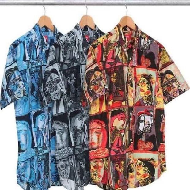 슈프림 14SS 큐비스트 셔츠 XL