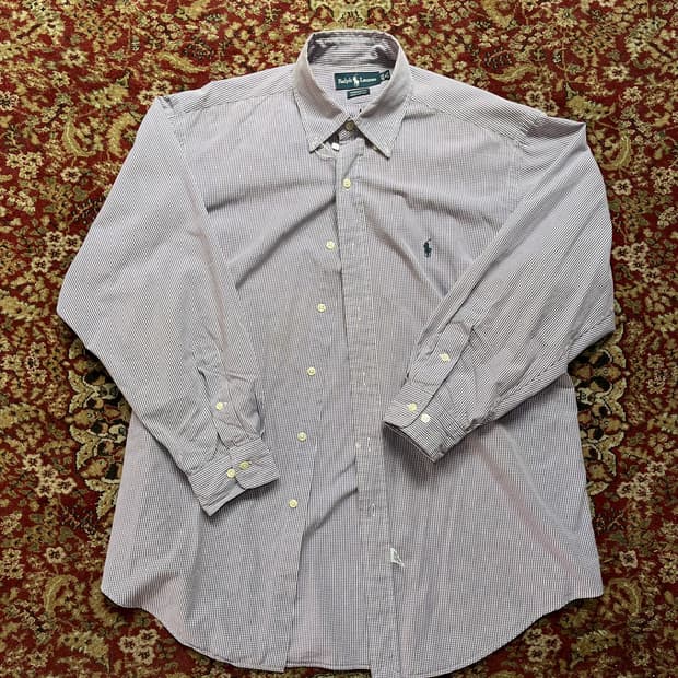 jp 폴로 체크셔츠