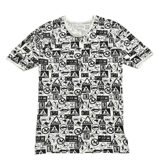 꼼데가르송 셔츠 프린팅 티셔츠