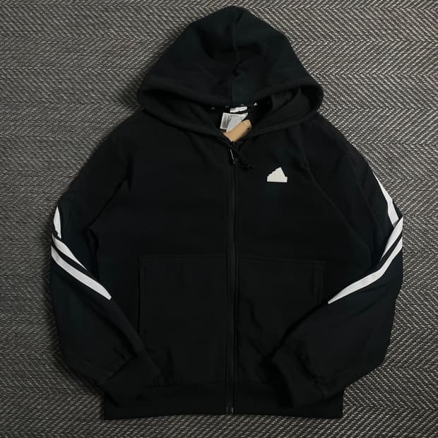 아디다스 신형 퓨쳐 아이콘 플리스 후드 집업o 4604