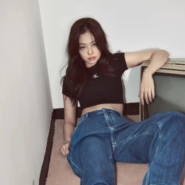 캘빈클라인 제니 크롭티