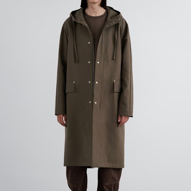 새상품(L)인사일런스 3M 신슐레이트 오버사이즈 후드 파카 브라운