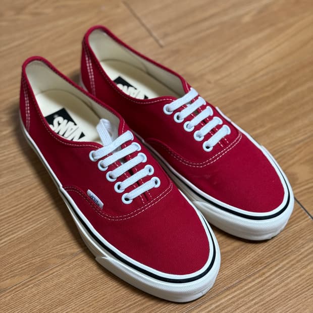 반스 어센틱 리이슈 44 LX 레드 265