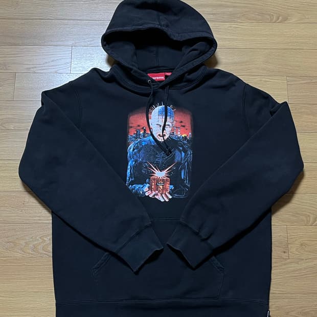 슈프림 헬레이저 후드 티 블랙 [L]