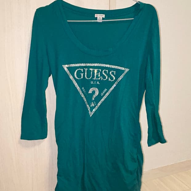 게스 레어 빈티지 롱슬리브 탑 긴팔 티셔츠 guess