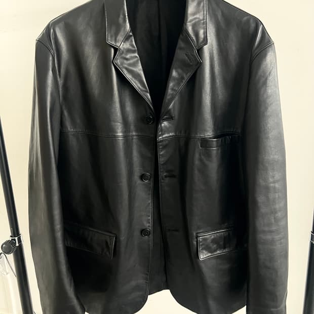 LEMAIRE 르메르 레더 블레이져