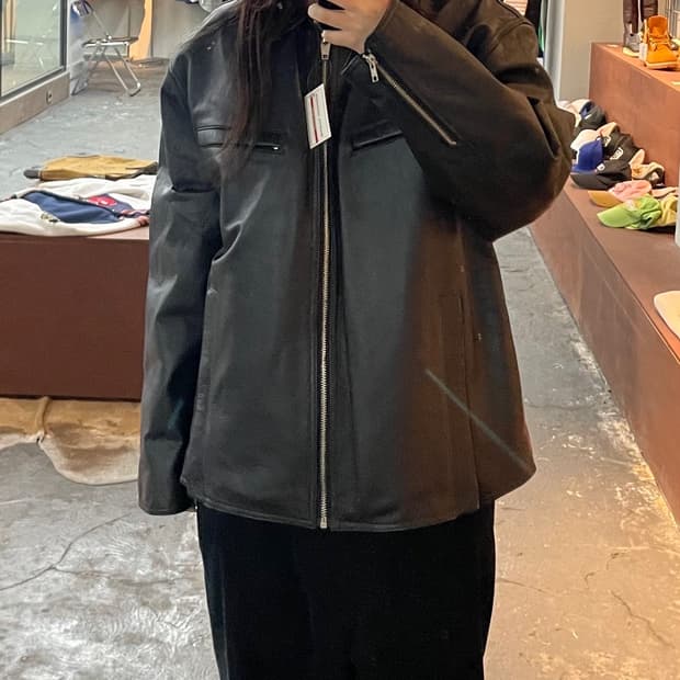 그린조이 레더 자켓 H469