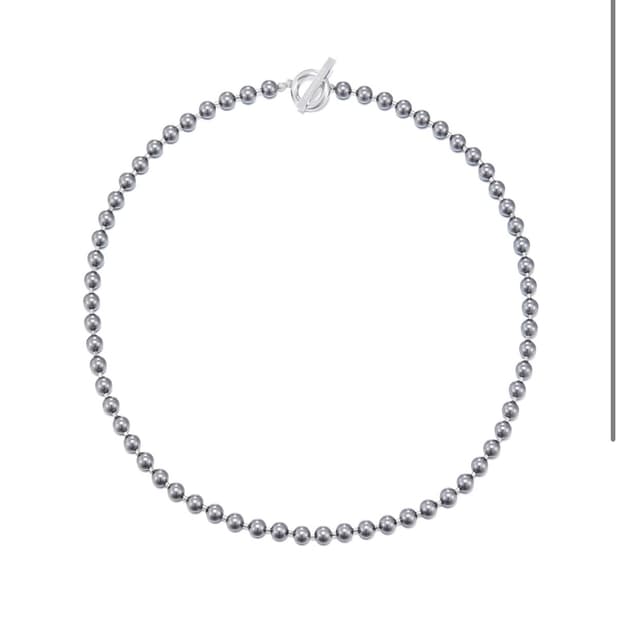 넘버링 #9718 흑진주 네크리스 6mm