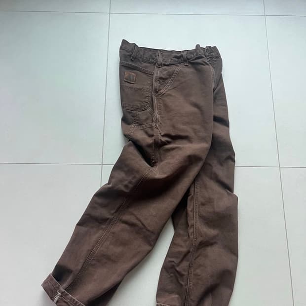 칼하트 데님 팬츠 브라운