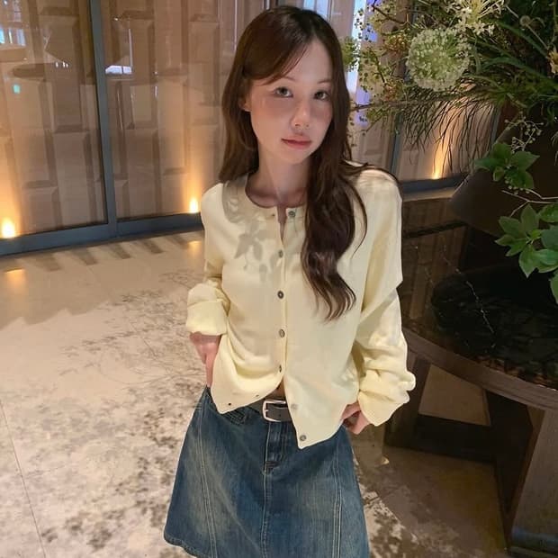 Formal 데님 스커트