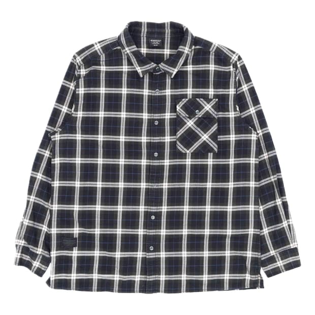 [105] 디스커버리 남성 체크 남방 긴팔 셔츠 N6856