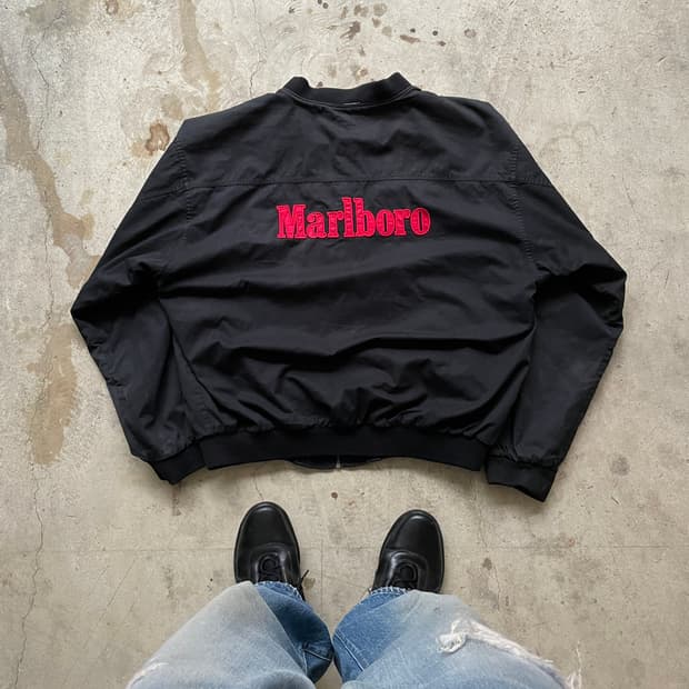 90s Marlboro Reversible Bomber Jacket
