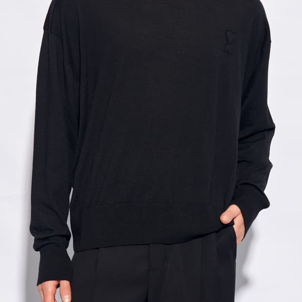 아미 / 톤온톤 로고 니트 / 2xl