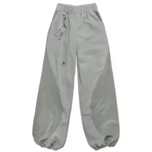 오호스 엠보 플리츠 컴피 팬츠 embo fleece comfy pants