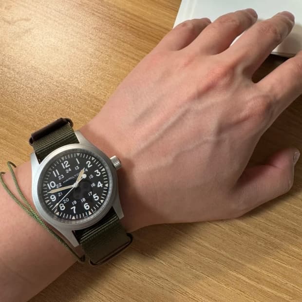 해밀턴 카키필드 38mm