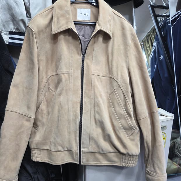 타임   양가죽   스웨아드   자켓