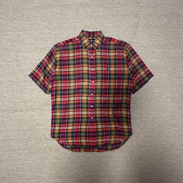 POLO RALPH LAUREN madras half shirt