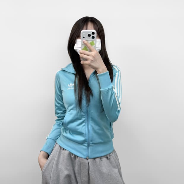 아디다스 파이어버드 트랙탑 져지 소라