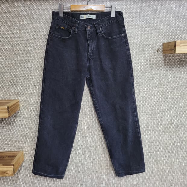 30인치 LEE 릴렉스핏 빈티지 청바지 흑청 아메카지 