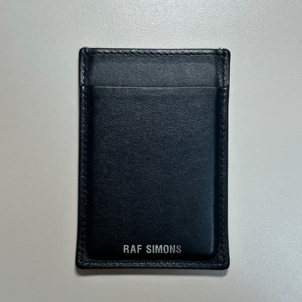 RAF SIMONS 레더 카드지갑 20fw