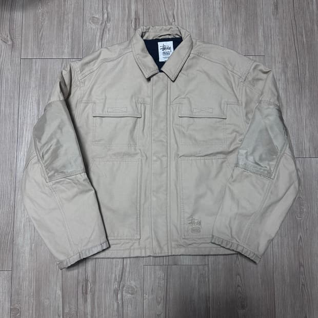 스투시 유틸리티 워크 자켓 카키 XL