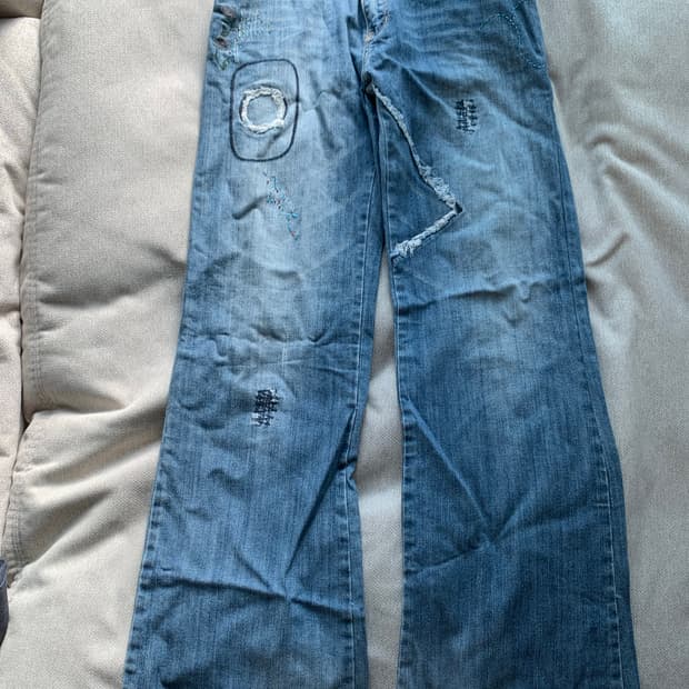 vintage denim pants 