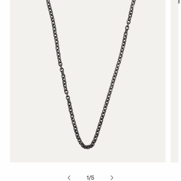 크롬하츠 페이퍼체인 20인치 풀구성 새상품