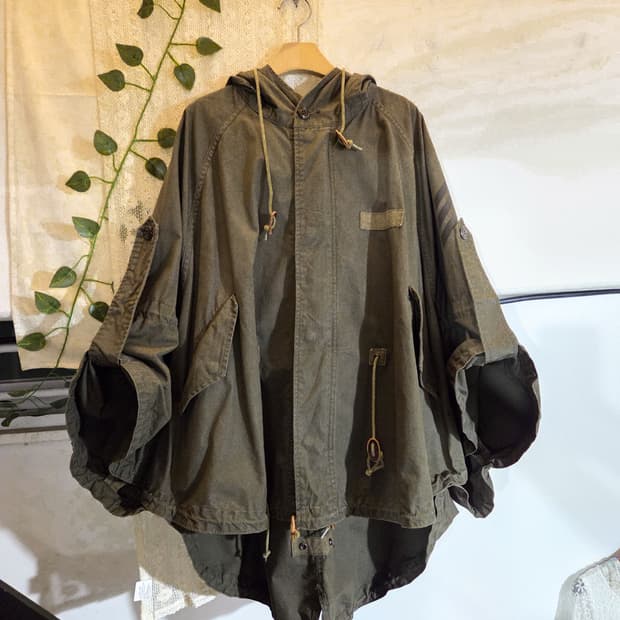 케이프 야상 자켓