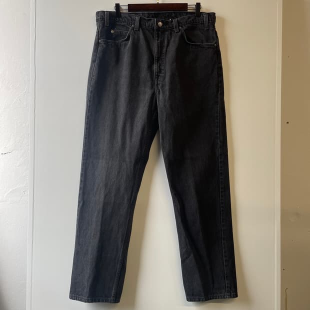 90s 리바이스505 흑청 데님팬츠