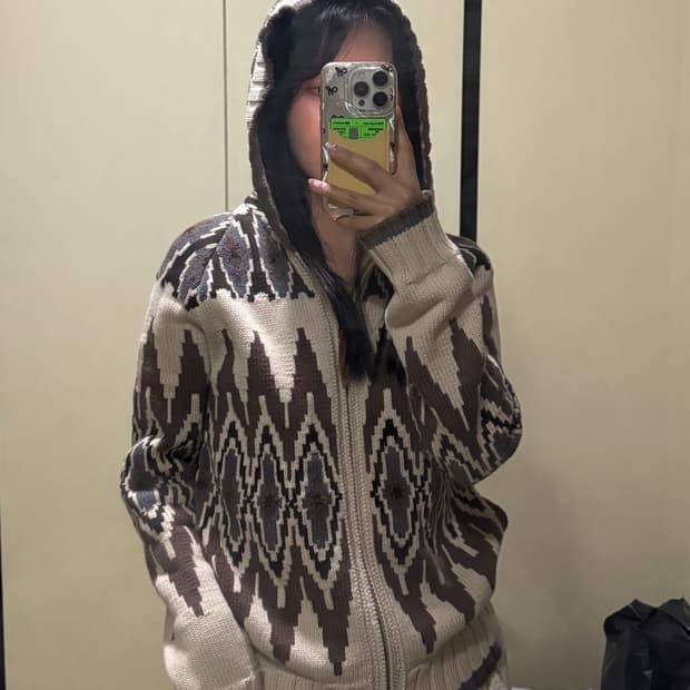 히스테릭글래머 후드 코위찬 집업