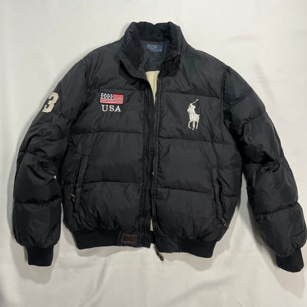 랄프로렌 폴로 빅포니 성조기 패딩