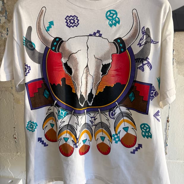 90s 네이티브 나바호 티셔츠