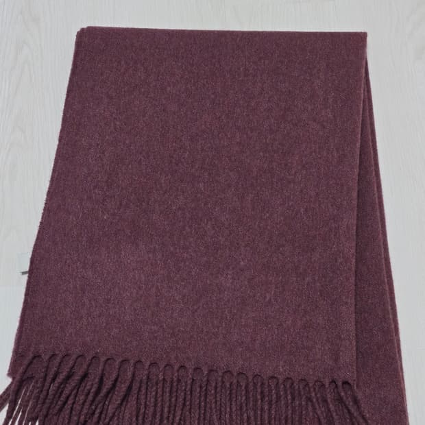 Cesare Gatti 캐시미어100 버건디 머플러