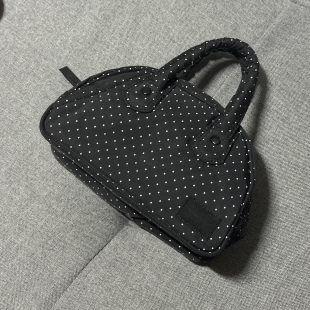 헤드 포터 도트 핸드백 블랙뷰티