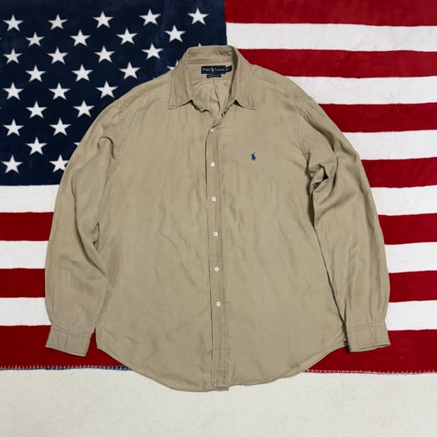 폴로랄프로렌 린넨셔츠 빈티지linen shirt vintage shirt