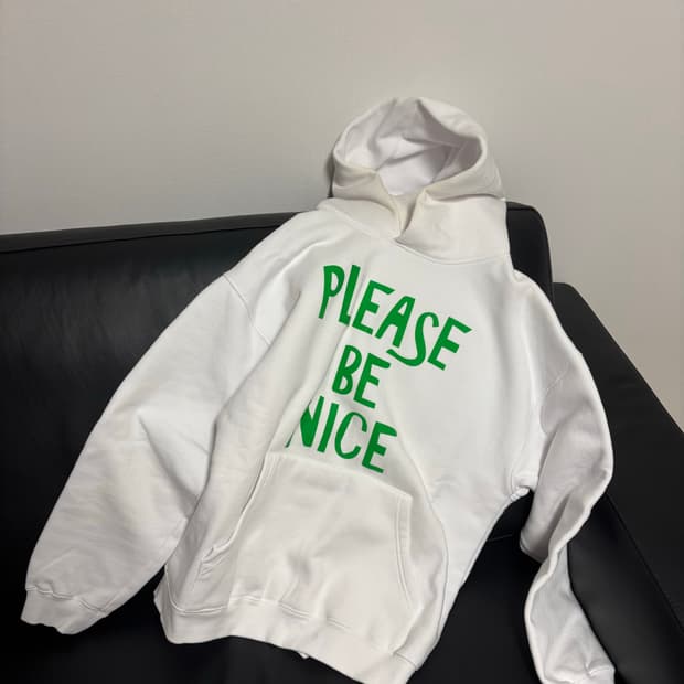 (M) 컬렉트피시스 마이큐 please be nice 후디