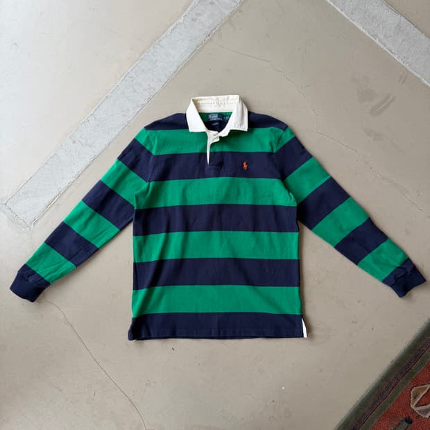 폴로 랄프로렌 스트라이프 럭비 셔츠