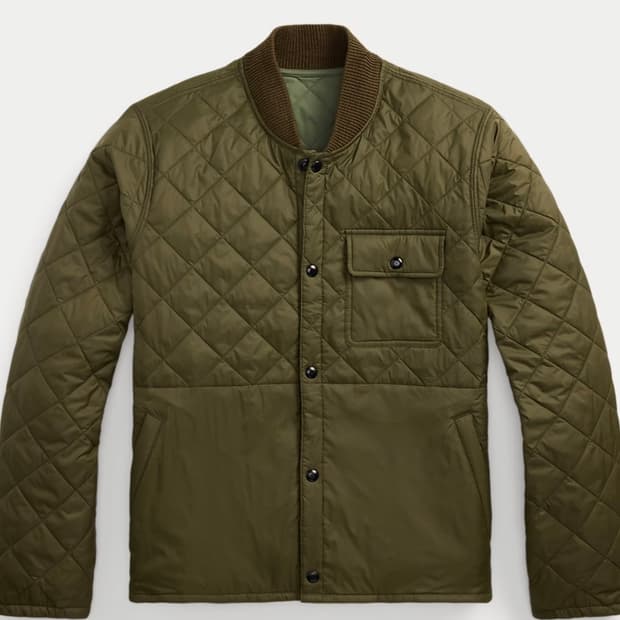 더블알엘 리버시블 퀼트 라이너 M