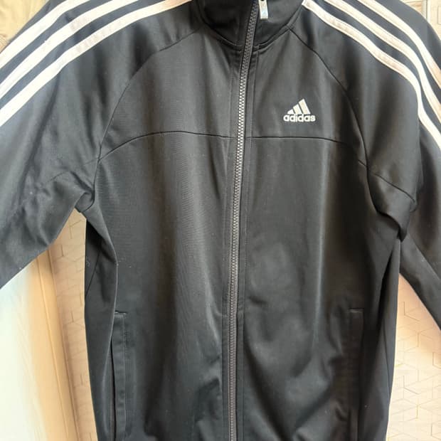 아디다스 져지 검정 블랙 90