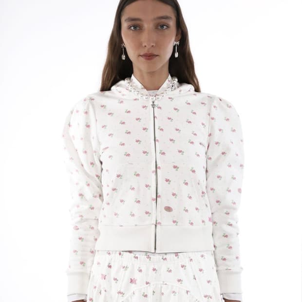 [XS,S]샌디리앙 25fw 카다멈 후드집업/화이트