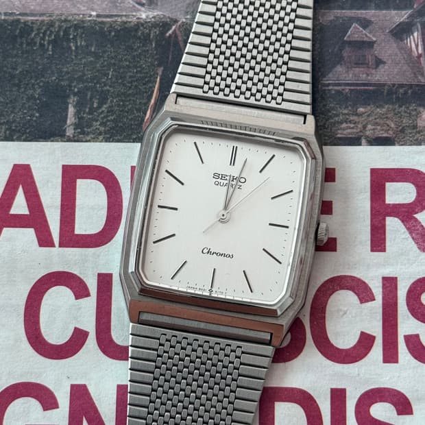 Seiko 세이코 Chronos 스퀘어 쿼츠