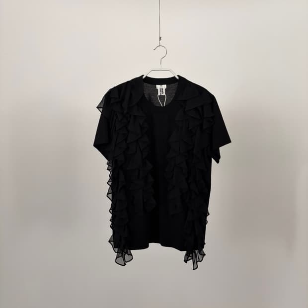 Sheer Frill Half T
