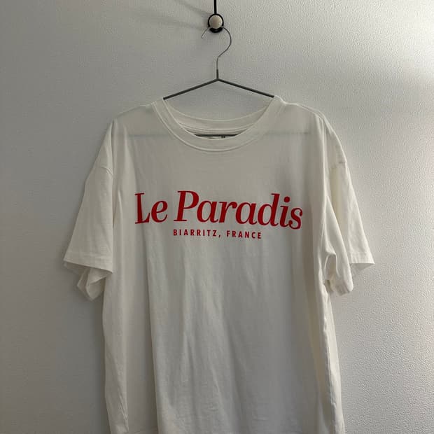 H&M | 에이치앤엠 Le Paradis 프린트 반팔 티셔츠 L