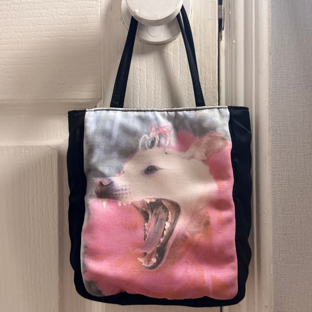 안야힌드마치 dog mini bag 