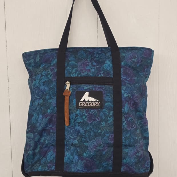 그레고리 USA 플라워패턴 라지 토트백