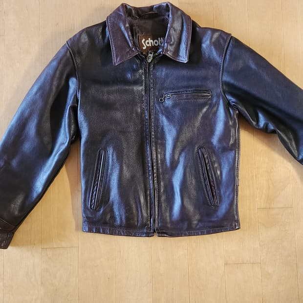 schott 브라운 레더자켓