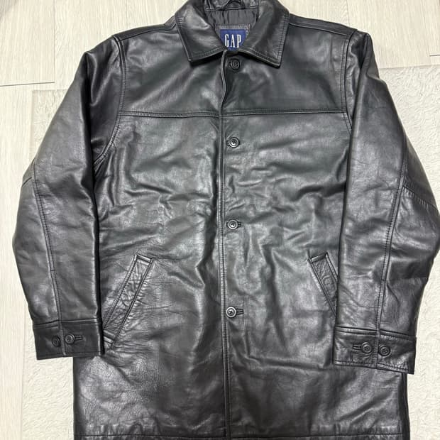 (S)gap 올드갭 레더 카코트 코트