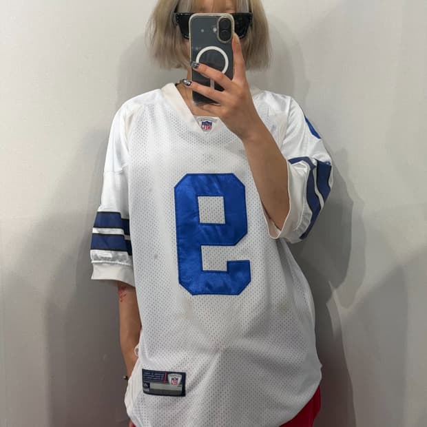 48 리복 NFL 달라스 카우보이스 토니 로모 져지